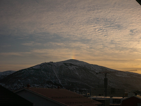 Sun dogs from Tromso