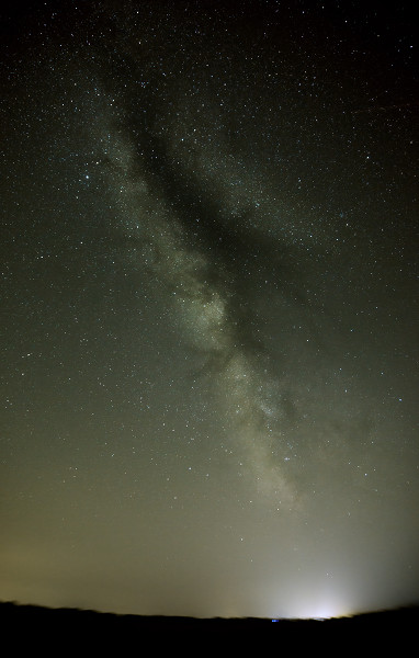 Milky way from Bóly, Hungary