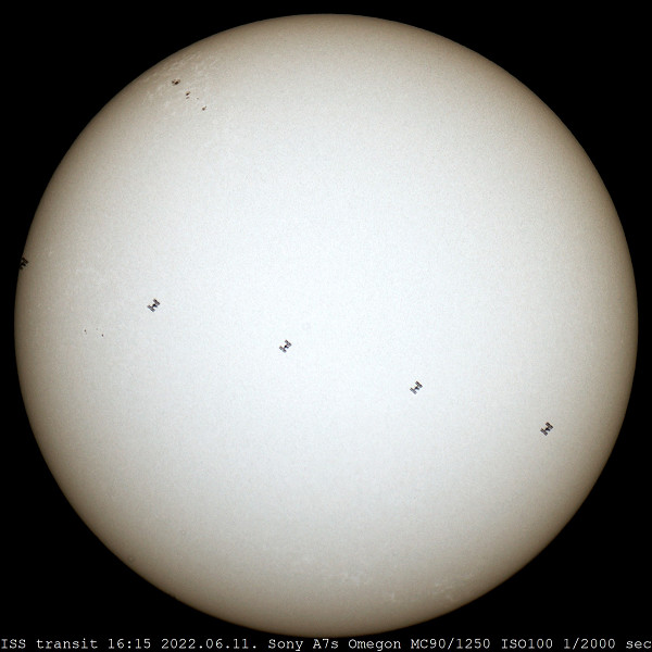 ISS transit, Göd (HU), 2022.06.11.